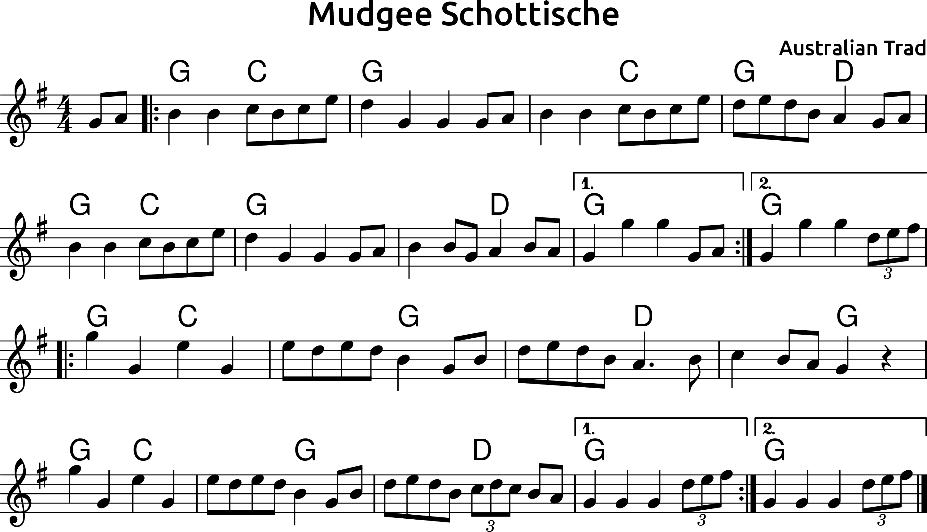 Mudgee Schottische