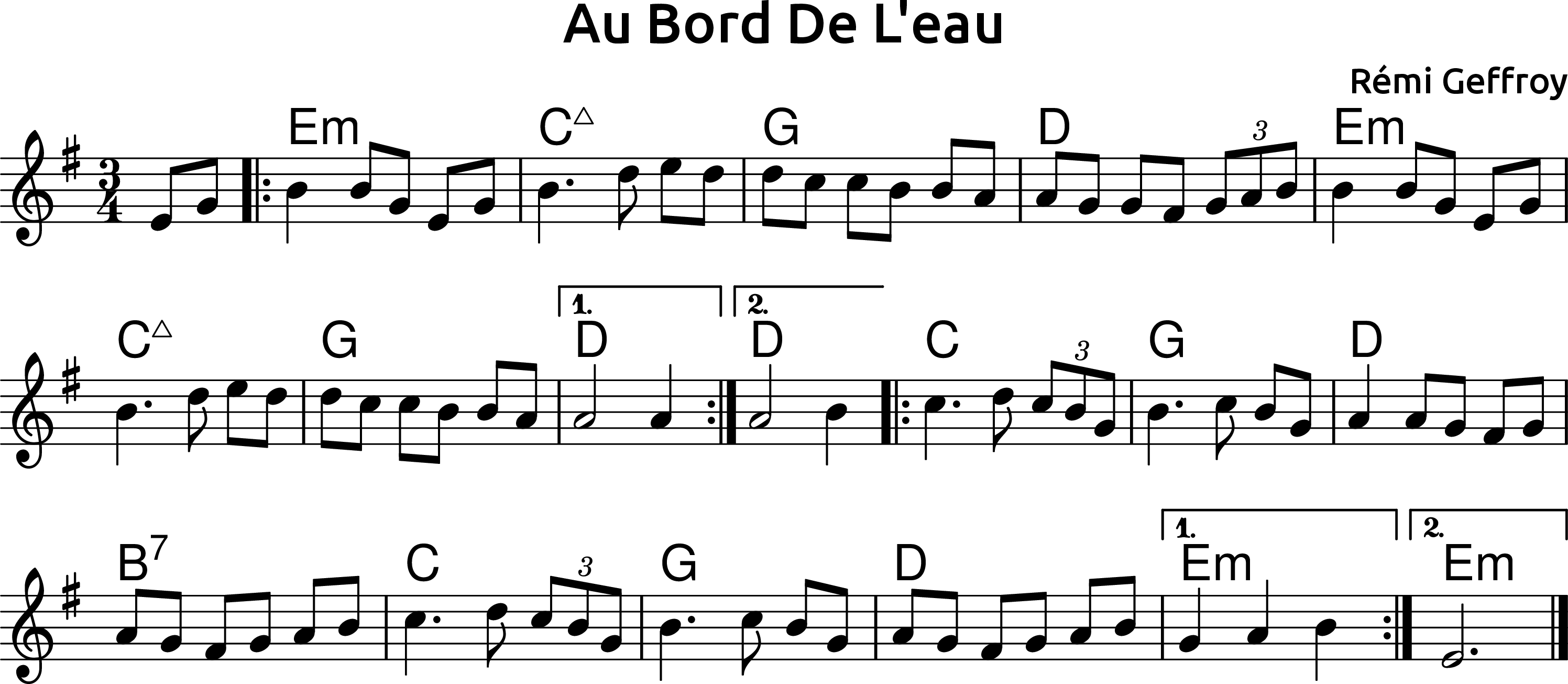 Au Bord De L'eau