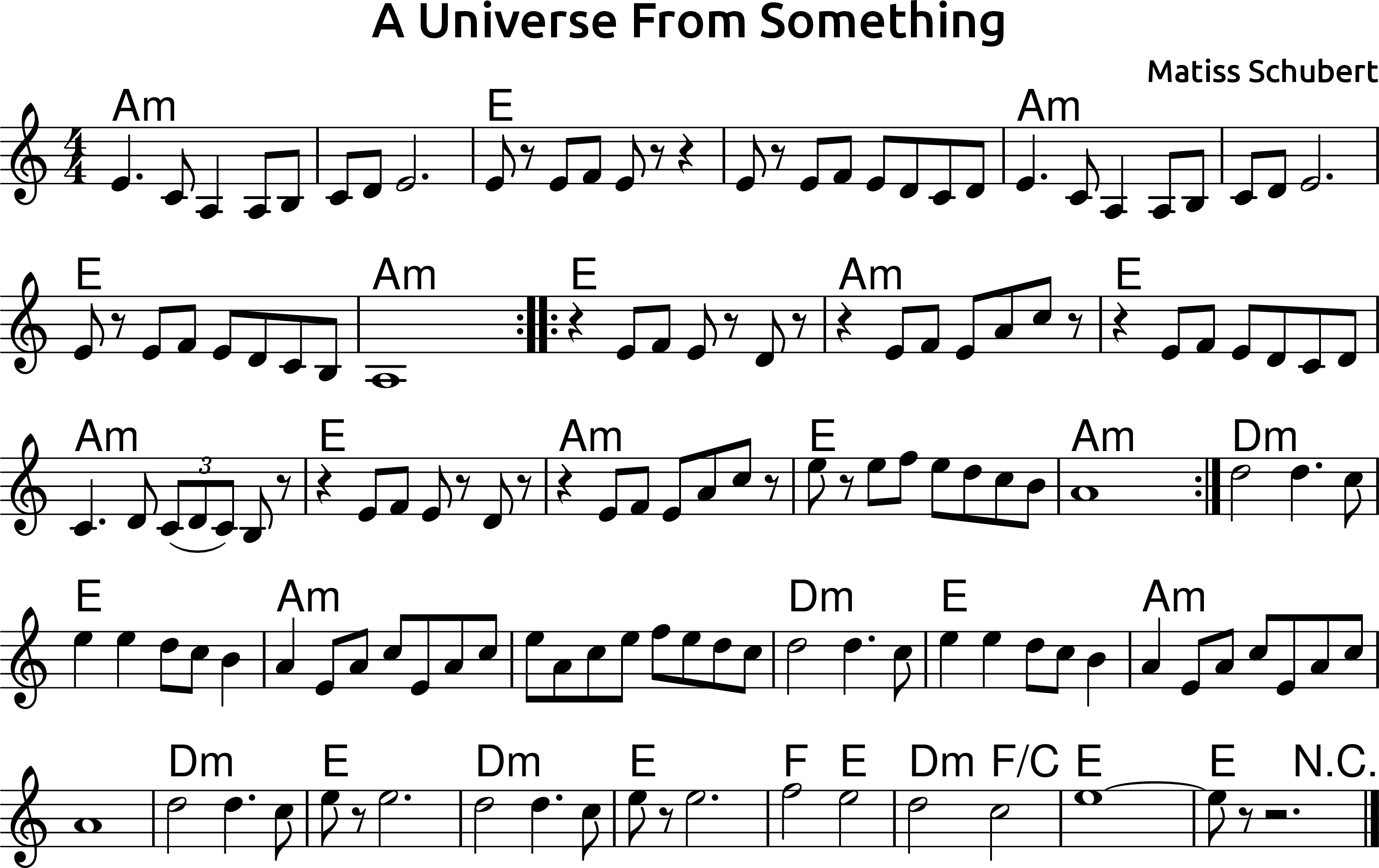 A Universe From Something