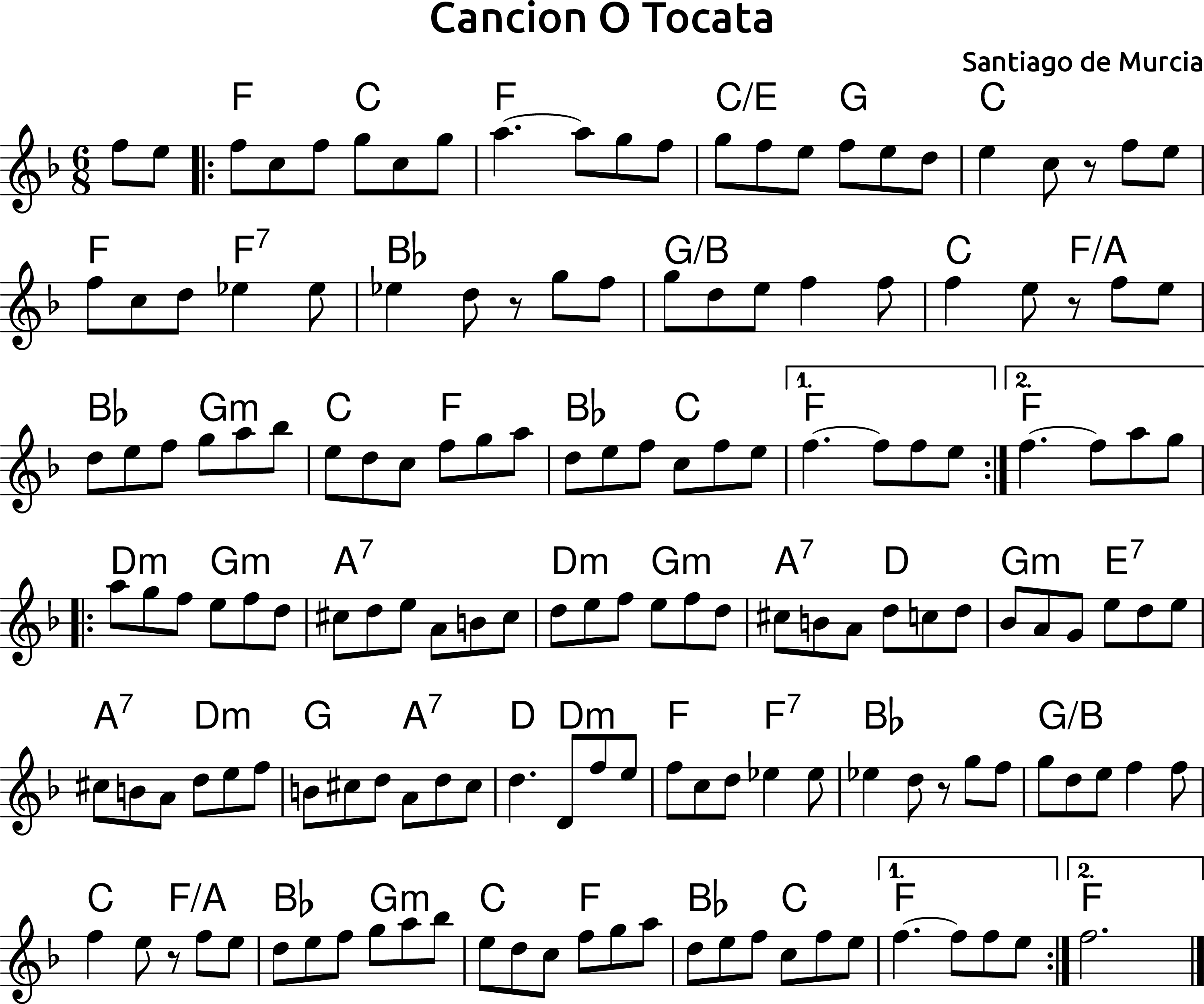 Cancion O Tocata