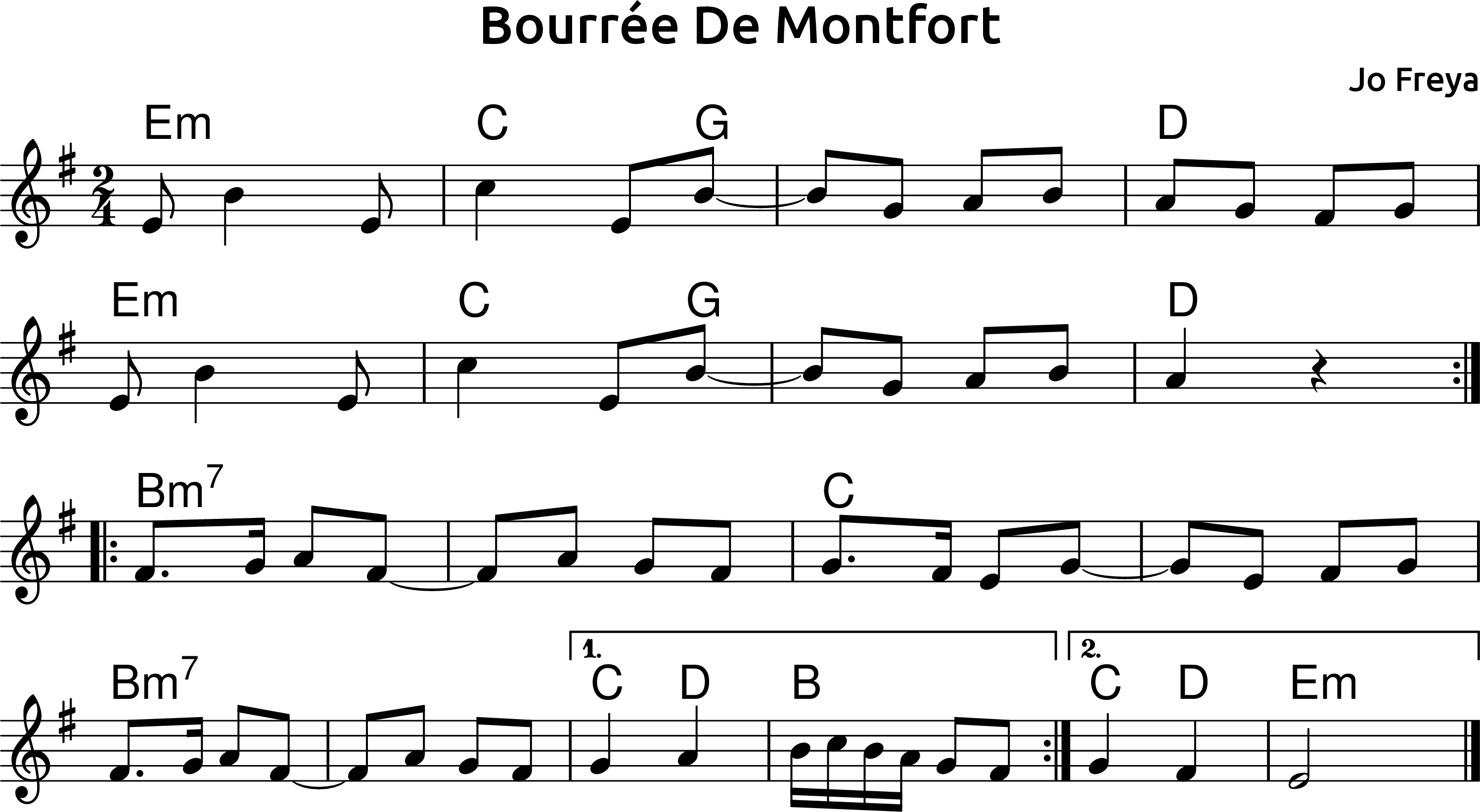Bourrée De Montfort