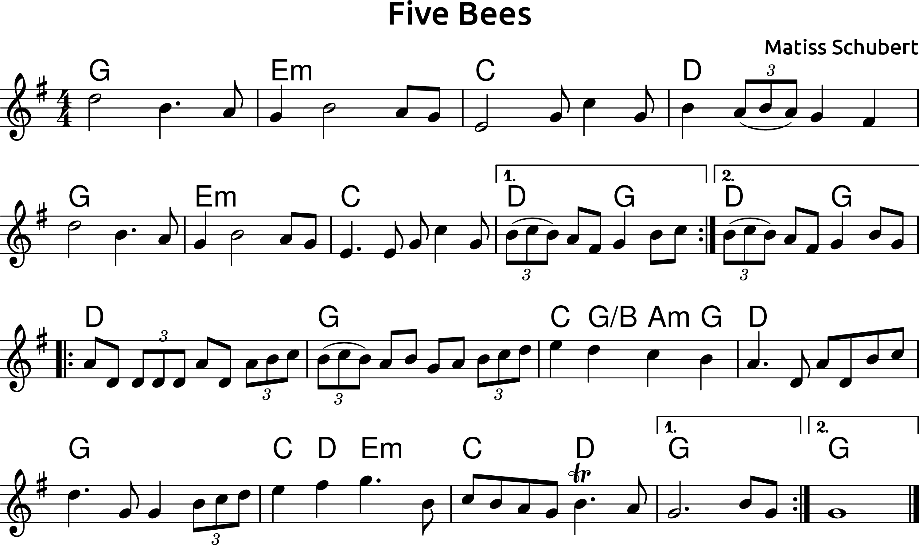 Five Bees