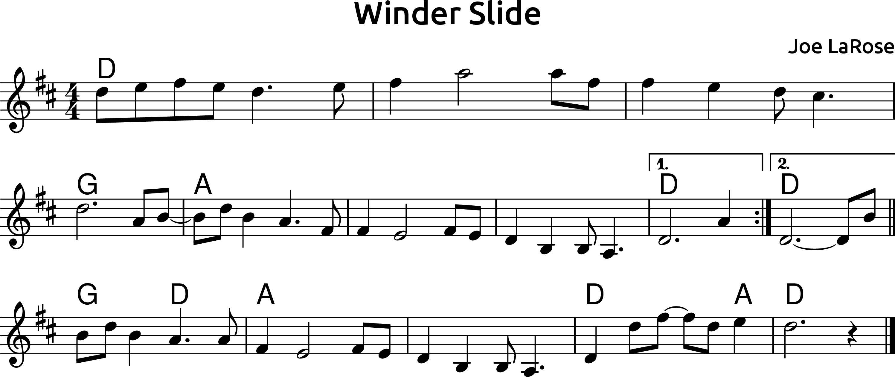 Winder Slide