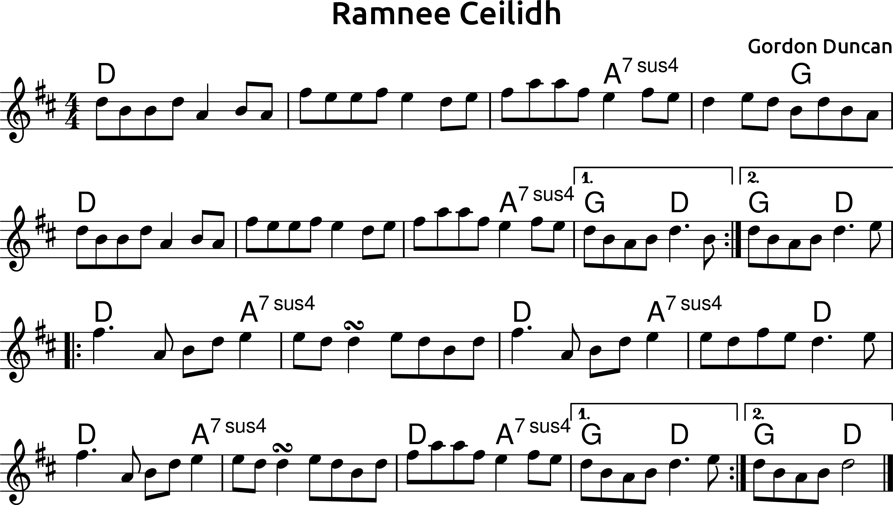 Ramnee Ceilidh
