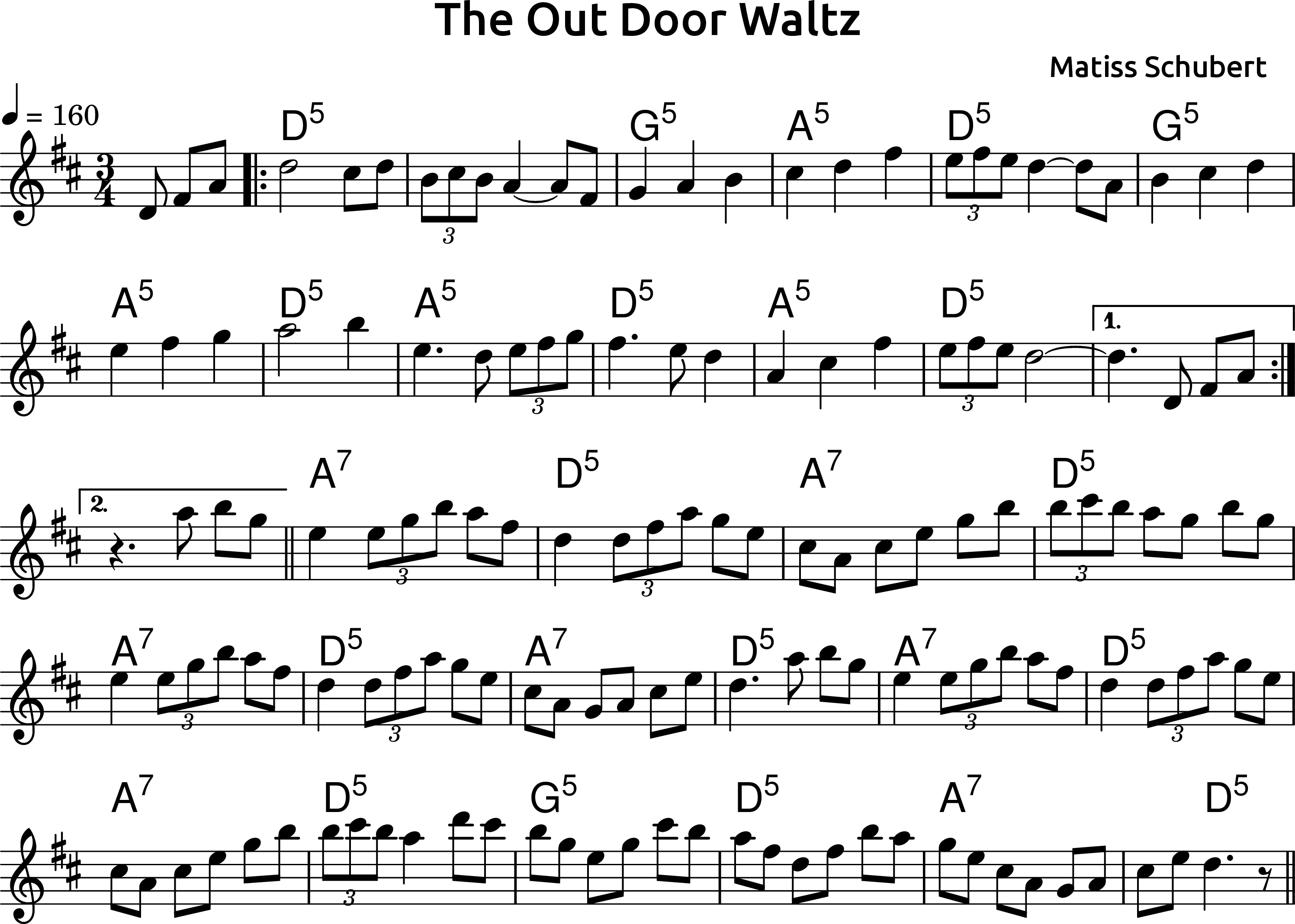 The Out Door Waltz