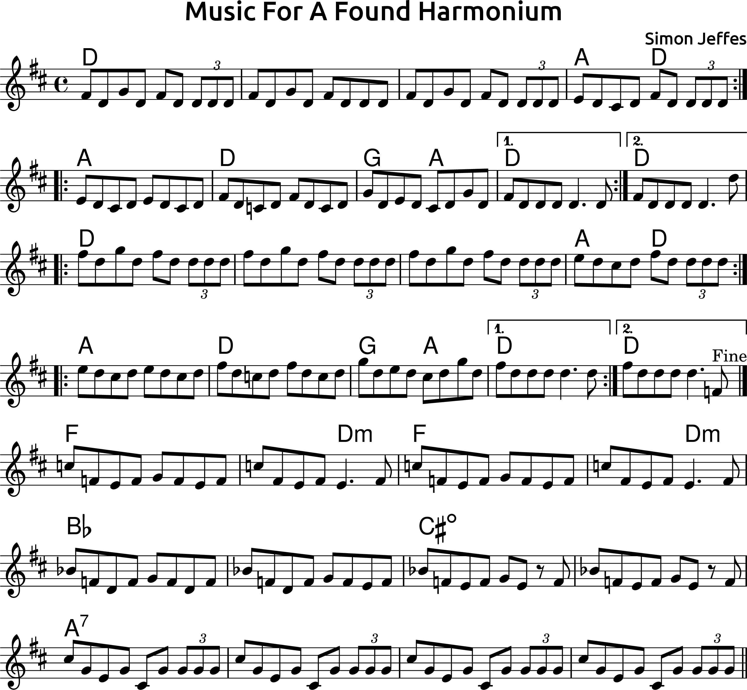 Music For A Found Harmonium