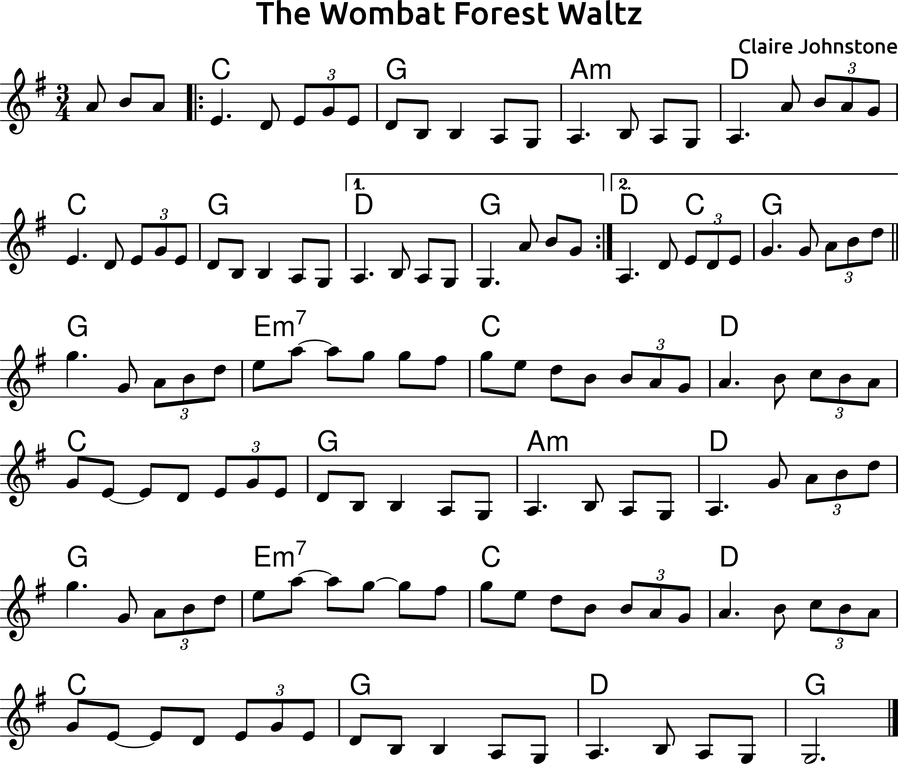 The Wombat Forest Waltz