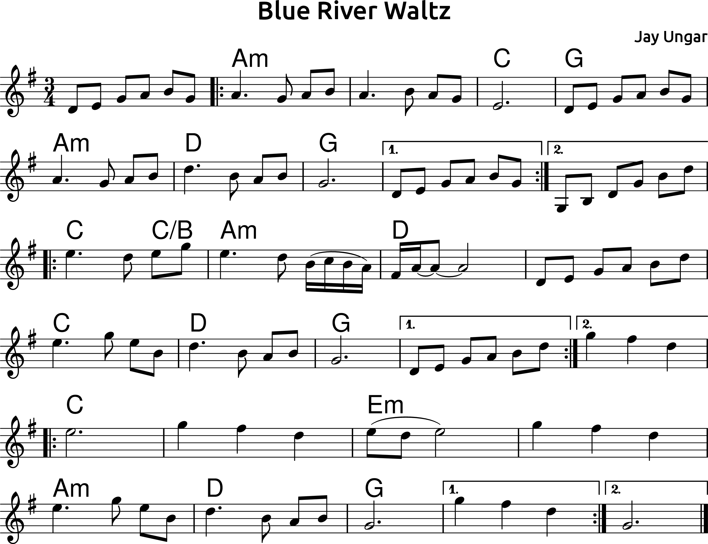 Blue River Waltz