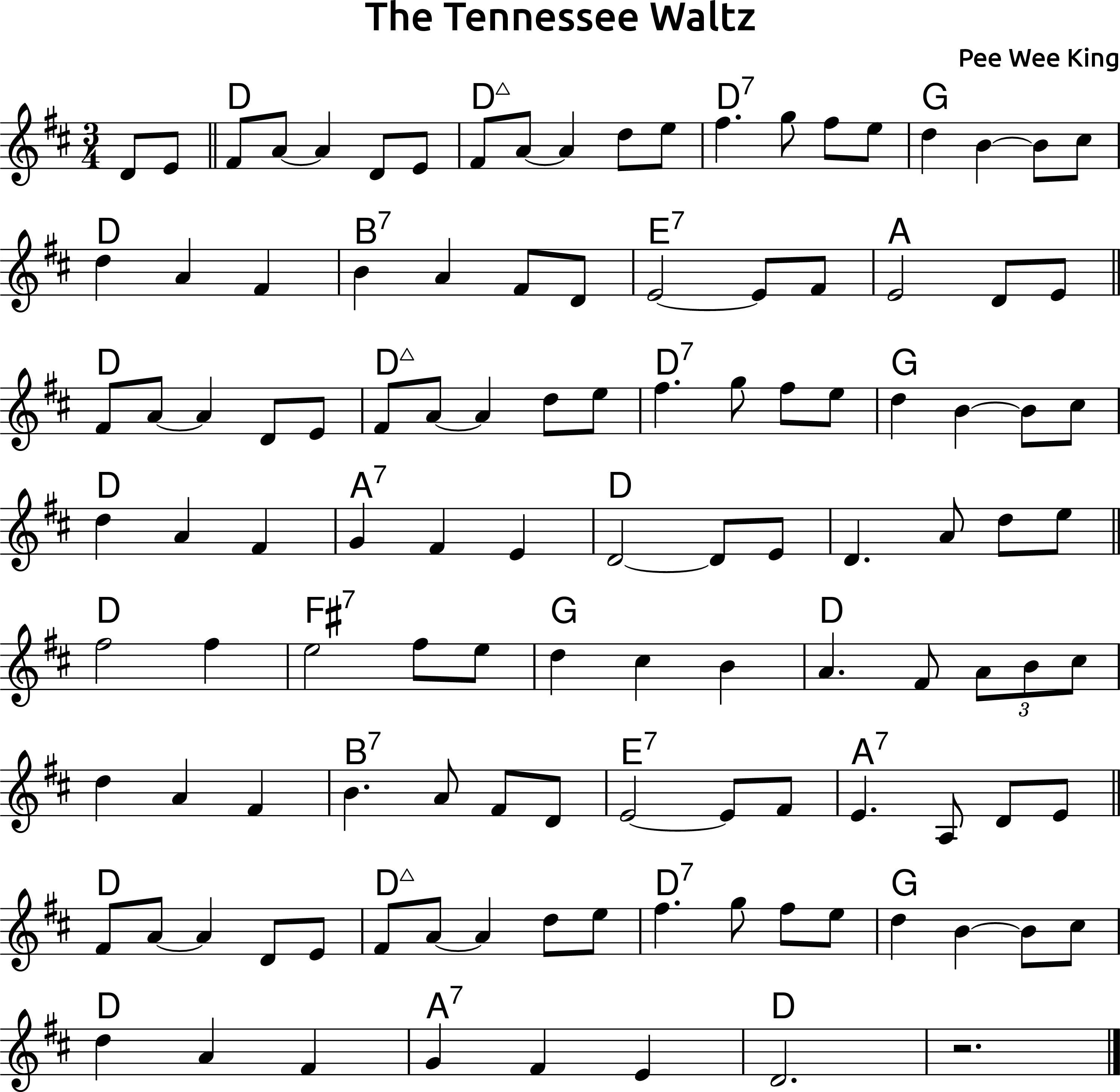 The Tennessee Waltz