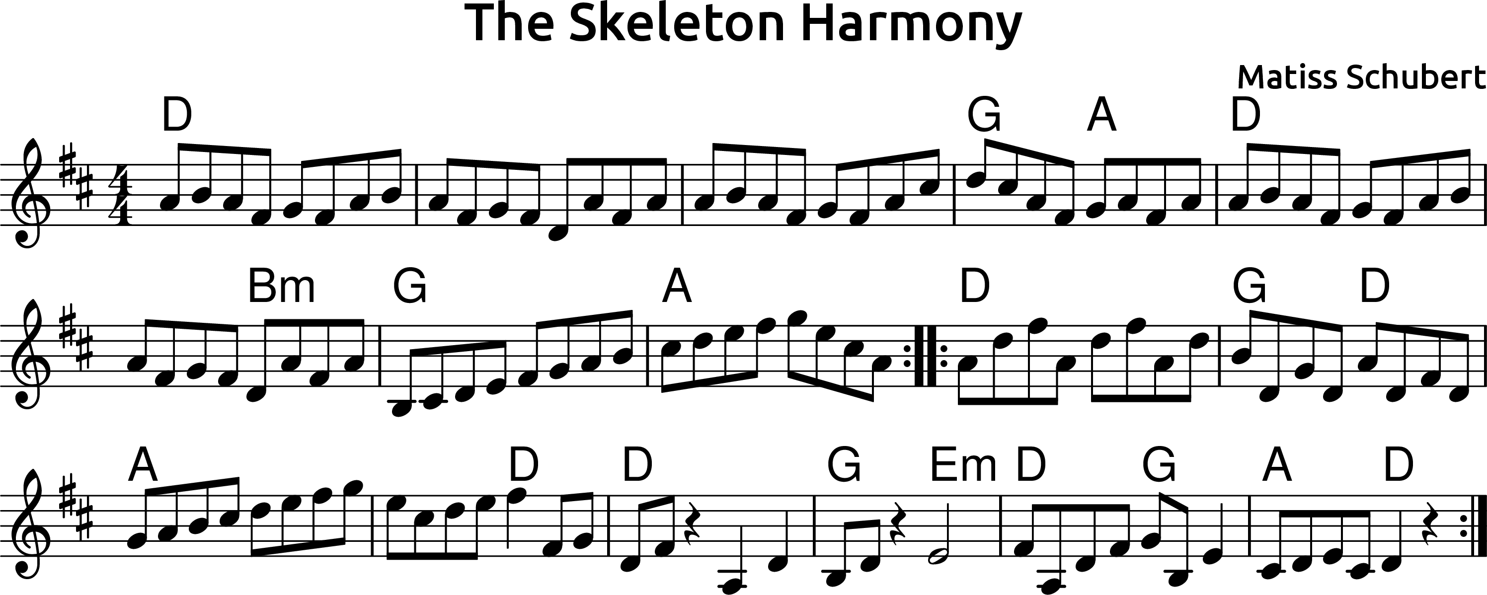 The Skeleton Harmony