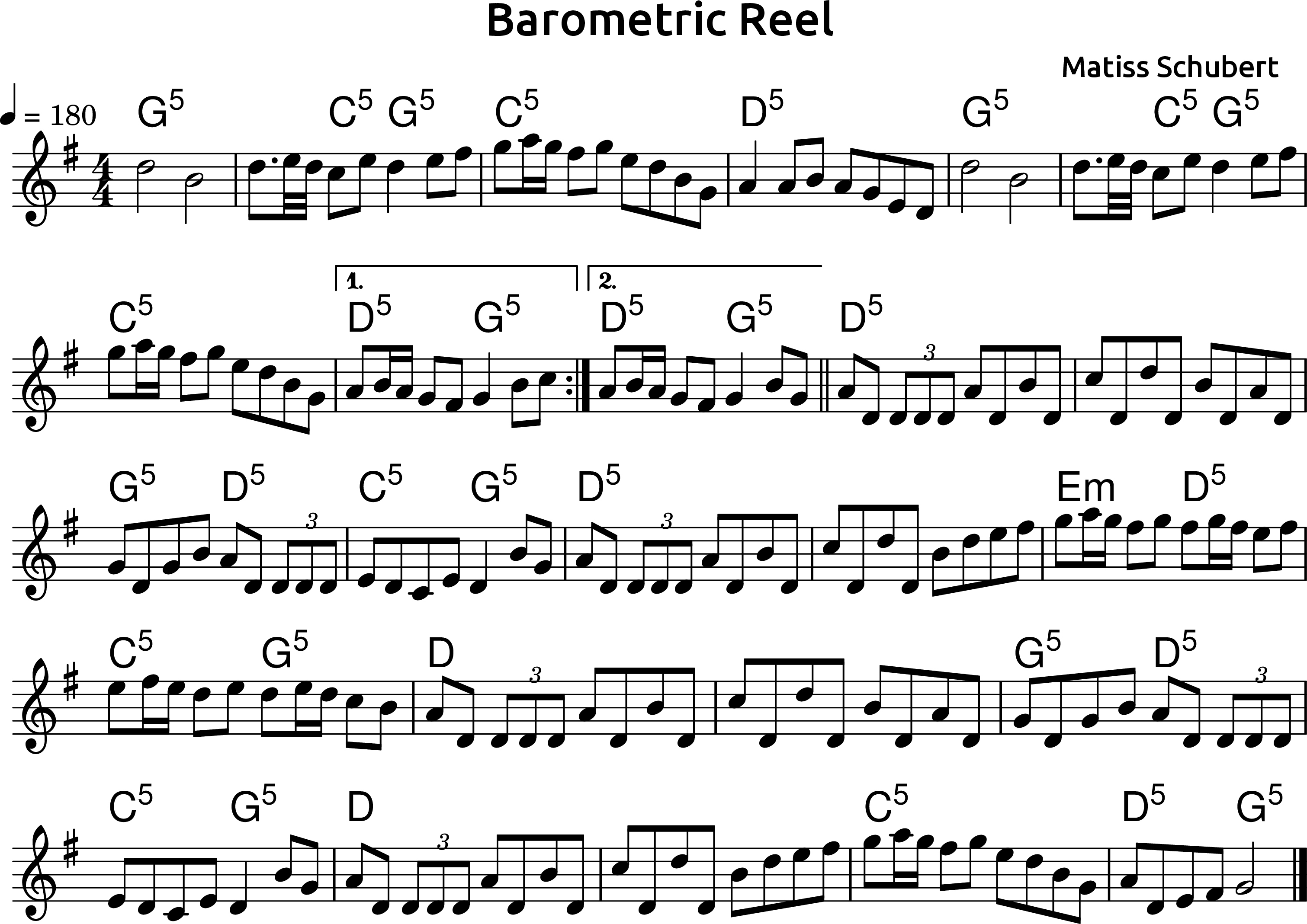 Barometric Reel